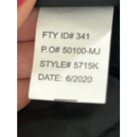 Me Jane Girls’ Reversible Jacket Black Puffer Pink Faux Fur 12 Zip Band Collar - Picture 8 of 13